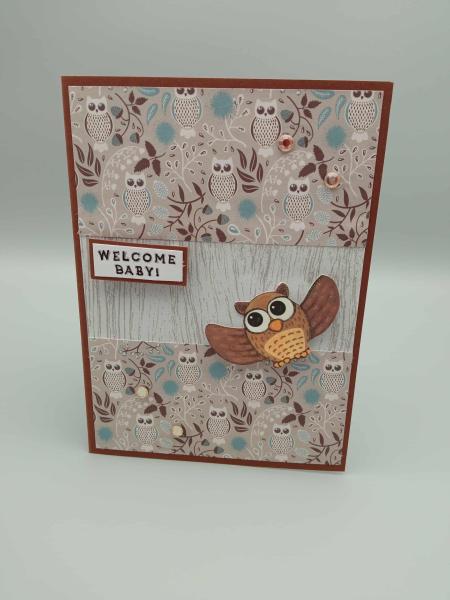 WELCOME BABY — Glückwunschkarte